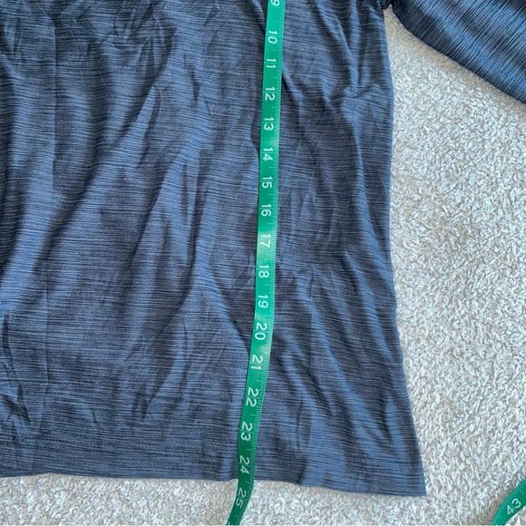 Nike Men's Long Sleeve Quarter Zip Shirt - Charcoal - Picture 5 of 6